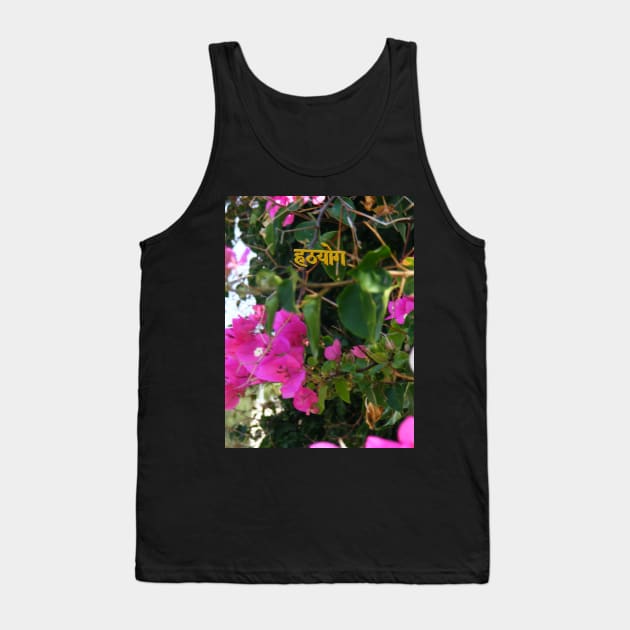 Yoga on Flowers Tank Top by StandAndStare
